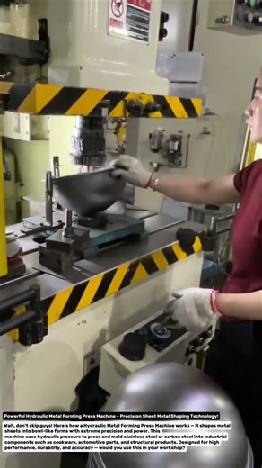 Powerful Hydraulic Metal Forming Press Machine – Precision Sheet Metal Shaping Technology!.