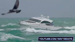 489K views · 3.6K reactions | Rough day at Haulover Inlet but this Pershing 64 can handle it!  More videos here: www.youtube.com/wavyboats | Wavy Boats | Facebook