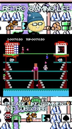 Popeye Famicom Gameplay