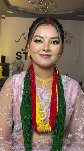 Bridal Makeup Reception in Nepal