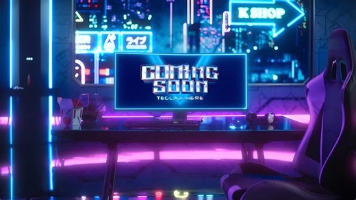 Animated Coming Soon Stream Overlay | Custom Dark Theme Overlay - Etsy