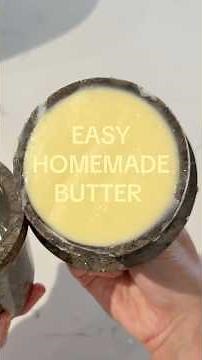 How to make homemade butter