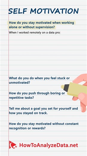 Mastering Self-Motivation in Interviews Struggling with how to prove you can thrive without constant supervision? This video shows you how to confidently answer interview questions about self-motivation and independence. Learn the strategies hiring managers want to hear, the mistakes that sink candidates, and sample answers that prove you’re reliable, driven, and capable of working without hand-holding. Whether you’re applying for entry-level positions, leadership roles, or remote jobs—this guid