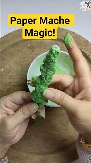 Garden on your desk | DIY Paper Mache project #diy #art #deskdecor #sculptureart #shortsart #decor