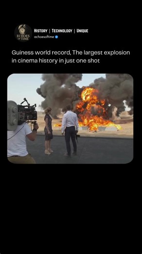 Technology | Memes | News on Instagram: "Follow @achoesoftime for more informative videos The explosion scene in the James Bond film "Spectre" holds a Guinness World Record for being the largest movie stunt explosion ever filmed. The scene was filmed in the Moroccan desert and the explosion was captured in a single take. #cinema #jamesbond #explore #reels #stunt #worldrecord #movies"