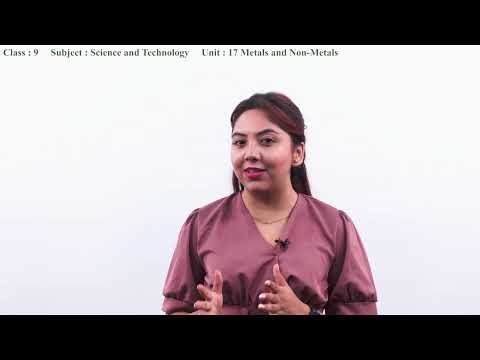 [EN] 72 Class 9 Science Unit 17 Metals and Non Metals