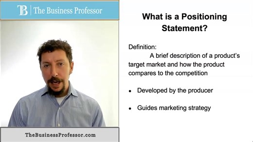 Marketing - What is a Positioning Statement?
