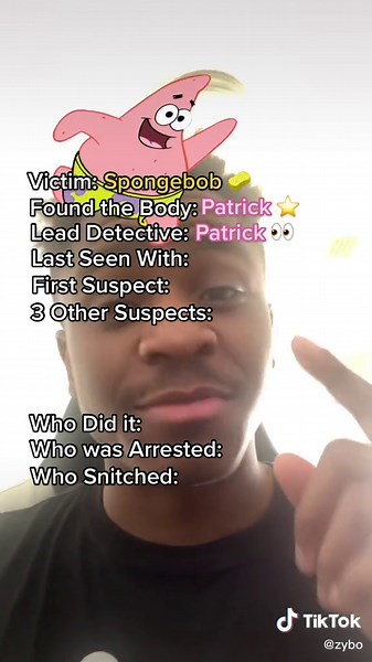 Spongebob Murder Mystery Part 4!!! This is by far the best one! #fyp #foryou #foryoupage #murdermystery #spongebob #mystery
