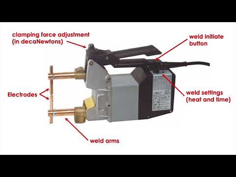 Tecna 7902 handheld portable spot welder