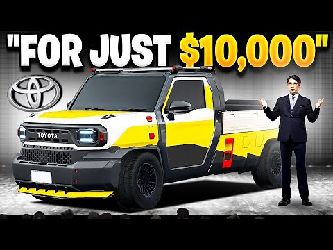 Toyota Just Unveiled NEW $10,000 Pickup Truck is FINALLY Hitting The U.S Market in 2025!