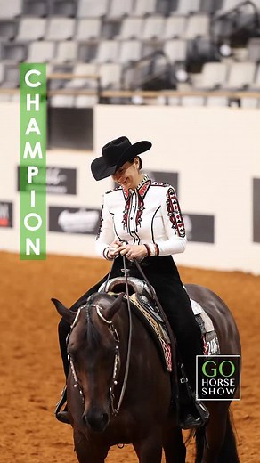 Congratulations to all the winners of the Level 1 Select Horsemanship Champion of Champions at the 2025 AQHA World Show. CHAMPION - MELISSA WILKES & UP N THE ANTE RESERVE CHAMPION - NICOLE MARIE MISNER & ONLY GOOD AT NIGHT BRONZE CHAMPION - AMY BOUDREAU & QUICK DUN N STEADY #wherethewinnersgo #letsgohorseshow #aqha #aqhaworldshow #aqhaworld #aqhaworldchampion #getthatglobe | GoHorseShow.com