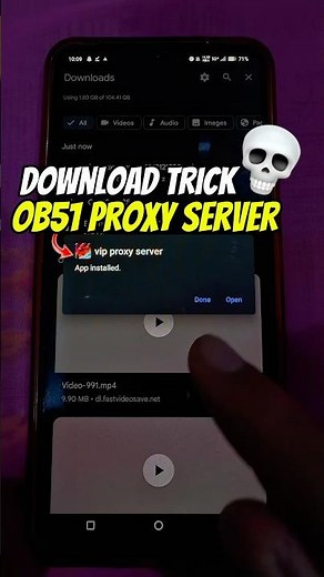 OB51 Proxy Server Download 🔥✅ #freefire #shorts