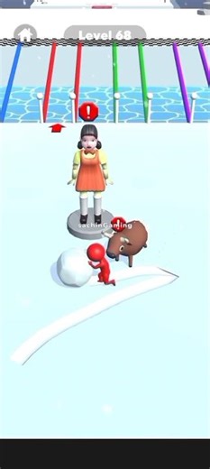 I Tried the FASTEST SnowRace SpeedRun 😱 (Impossible Win!)#gaming#mobilegaming#snowrace#snowracegame#