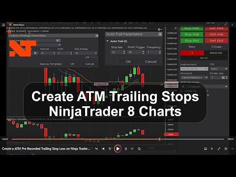 📊 How to Set Up an ATM Auto Trail Stop in NinjaTrader 8!