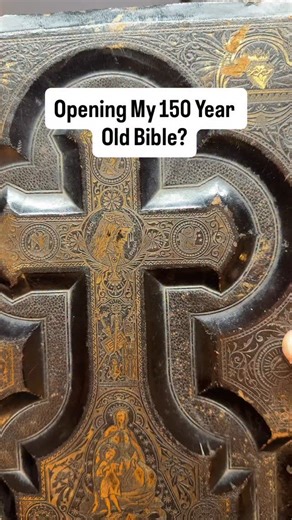 Uncle Scott | Read about my Bible below! This Bible is 150 years old and is a treasured part of my spiritual heritage. Some of my earliest memories are... | Instagram