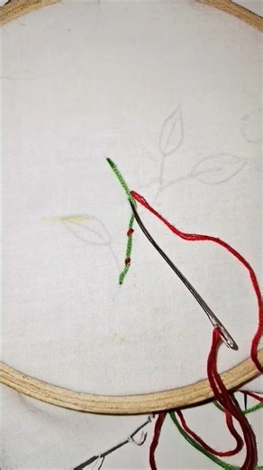 “🌾⚘️🌾Amazing Hand Embroidery🌾⚘️🌾 Flower Pattern ✨” #art #shorts ✨🧵