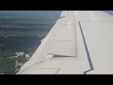 Flying into Cancun Mexico