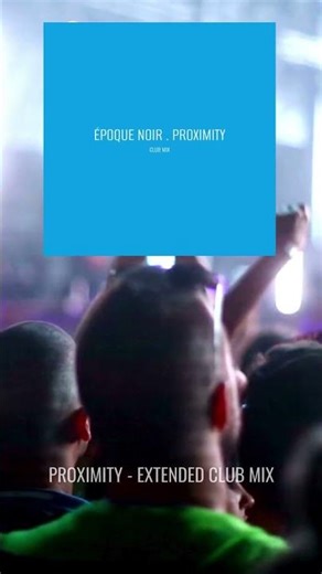 🔊 Feel it loud! Listen to Proximity (Club Mix) on Spotify & YouTube Music. Download on Beatport.