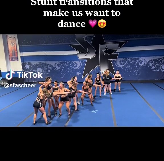 Senior Smoke working on some 🔥🔥🔥 stunt transitions with the best choreograper, Tom Stec!! 💨💙 #level3cheerleading #allstarcheerleading #level3stunts #allstarcheer