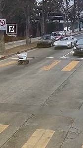 Delivery Robot Struggles To Cross The Street 😵‍💫 | Fossbytes