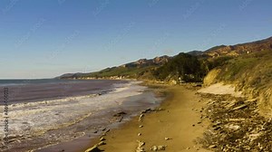 A collection of drone shots flights revealing incredible natural beach views of central California coastline, featuring vast ocean views, and the most serene atmosphere among the Santa Barbara county.