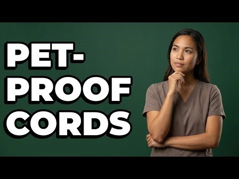 How Can I Secure Electrical Cords From Pets?