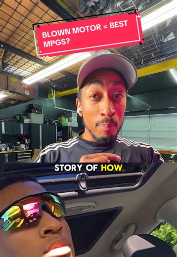 If you told me that a blown motor would get better gas mileage than a perfectly functional one, i’d think you’re lying. Until I experienced it first hand😅. What other life lessons have cars taught you? #blownmotor #r53 #minicooper #carsoftiktokcontest