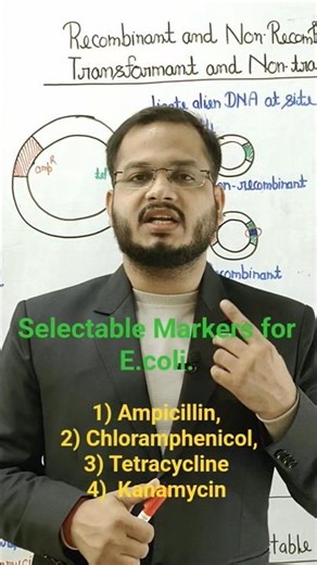 Selectable Markers l Global Academy ✨#biology #neetaspirents #12th #science #neet2026 #neetexam