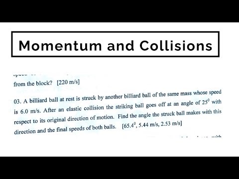 Momentum and Collisions Tutorial 1 || Foundation Physics