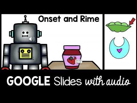 Onset and Rime Kindergarten and Pre-k Phonemic Awareness Unit