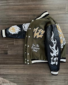 Custom Varsity Jacket: Wool & Leather Personalized Letterman, Unisex College Style - Etsy