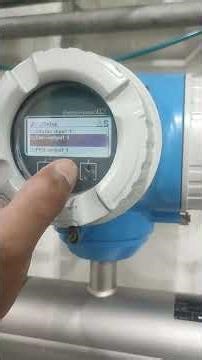 Endress + Hauser EH Promass Flow Meter Parameter setting #foryou #EI #automation #plc #plant