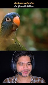 330K views · 10K reactions | बोलने वाला तोता और लड़की की मित्रता 凉凉...