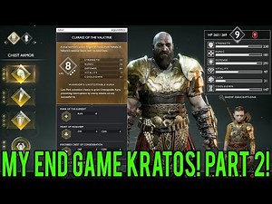 God Of War | My END GAME KRATOS! PART 2 - MAX Valkyrie Armor & The Infinity Gauntlet! w/gameplay