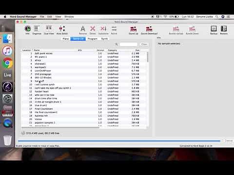 Nord Sound Manager Tutorial Italiano