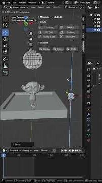 🌱 Dropping Soil Particles in Blender – Molecular+ Simulation 📸