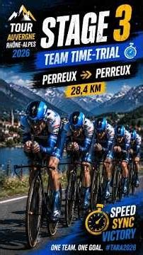 Team Time Trial Showdown | Stage 3 Perreux | Tour Auvergne-Rhône-Alpes 2026