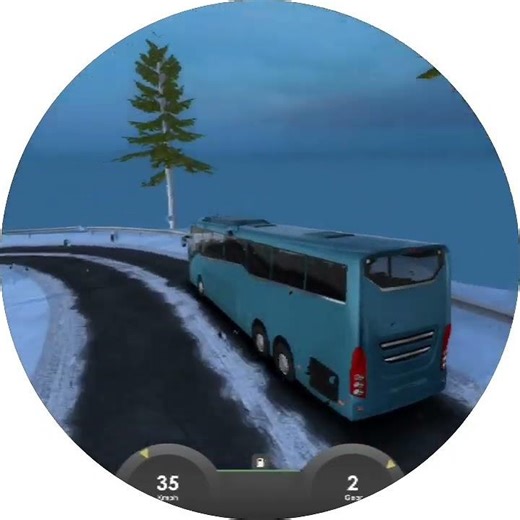 Bus Simulator Xtreme Ice Hill Level 😨 Full Danger 🏔️ | #truckworld0111 #shorts