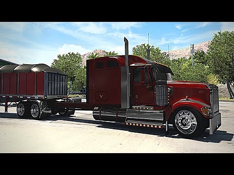 International 9900i - (Huge Frame Stretch) - American Truck Simulator - New Mod - ATS 1.40 - 4K