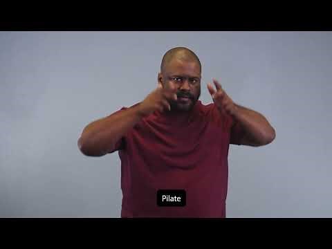 Bible Characters in American Sign Language