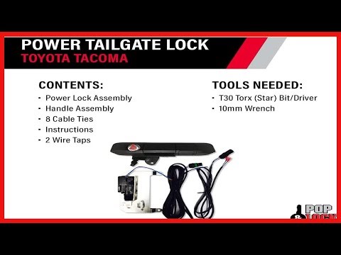 Secure Your 2005-2015 Toyota Tacoma with the PL8540 Smart Lock Combo