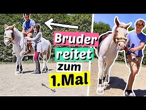 mein Bruder FÄLLT vom PFERD?!! 🐎| ViktoriaSarina