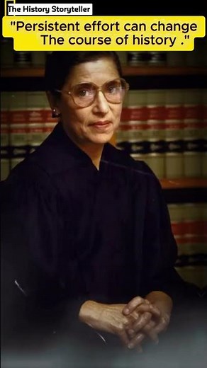 Ruth Bader Ginsburg: From Rejected Mother to Powerful Supreme Court Justice| Inspiring Story#history