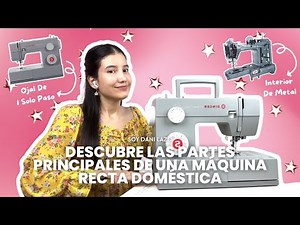 Descubre las partes principales de una MÁQUINA RECTA DOMÉSTICA/ SINGER Heavy Duty 6380/SoyDaniLazo