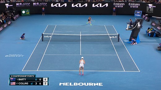 She finishes her career on an 11-match, 22-set winning streak