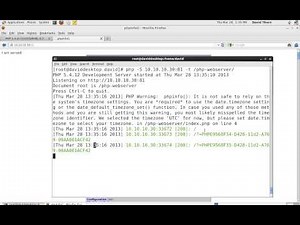 PHP 5.4 Built in WebServer with PHP 5.4