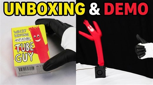 Watch Wacky Waving Inflatable Tube Guy RP Minis | Unboxing & Demo on Amazon Live