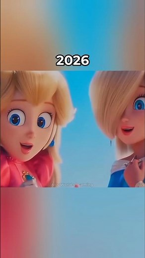 Evolution of Princesses Peach, Rosalina and Daisy #shorts
