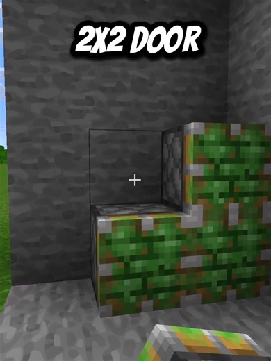 Easy 2x2 DOOR in Minecraft #minecrafttutorial #minecraft