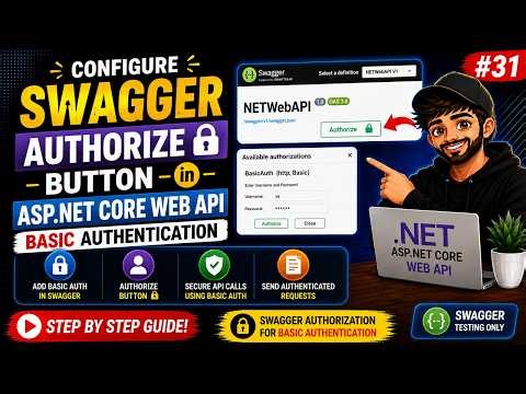 ASP.NET Core Tutorial: Setup Swagger UI Authorize for Basic Authentication